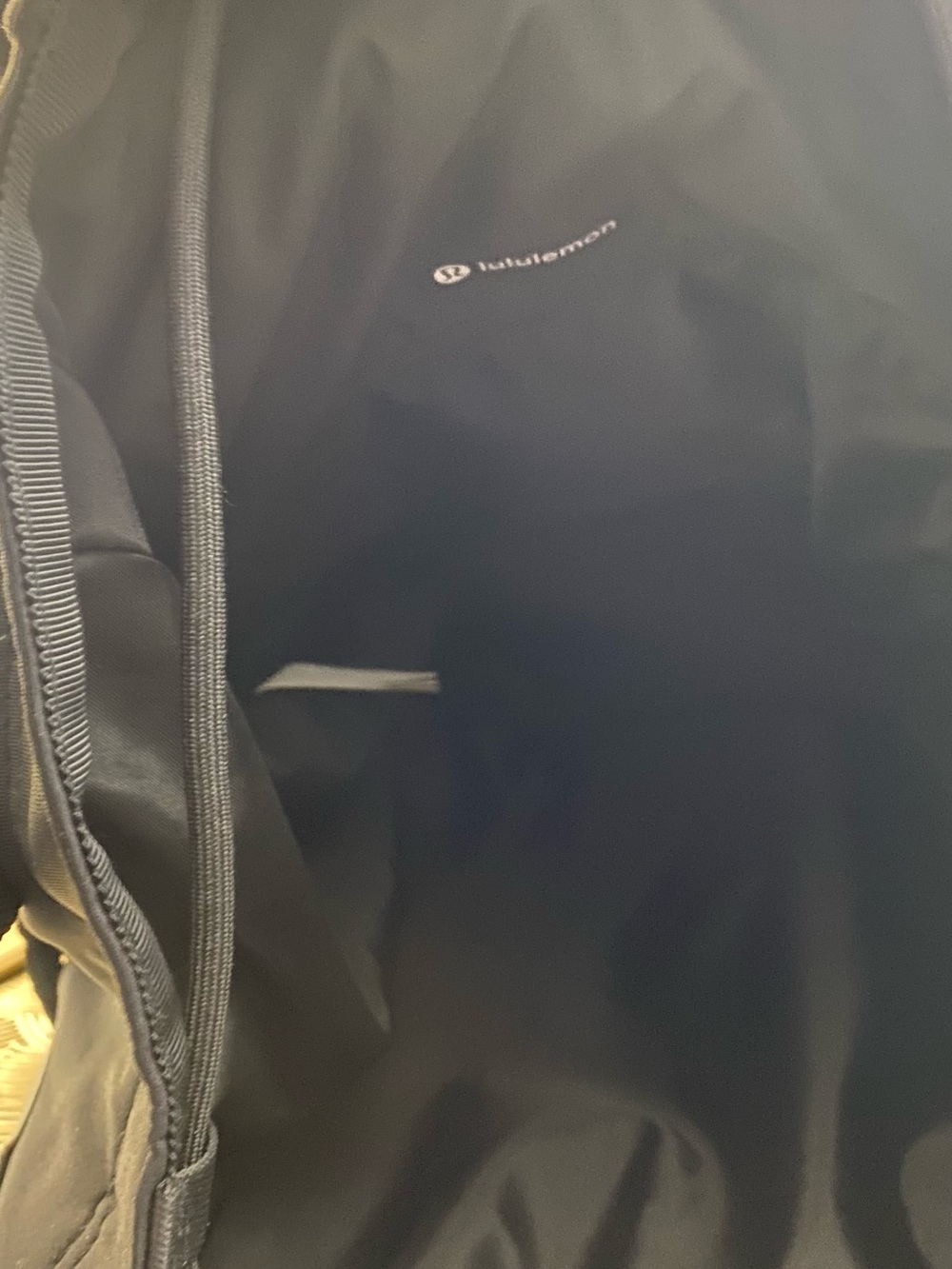Lululemon Rally Tennis Large Black Drawstring Bucket Backpack - Picture 10 of 10